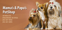 Mama and Papas Pet Shop Logo