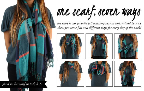 scarf with seven possibilities
