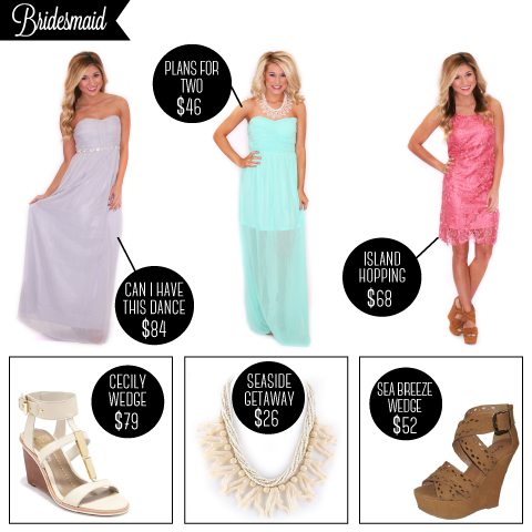 Bridesmaid Outfits and Components