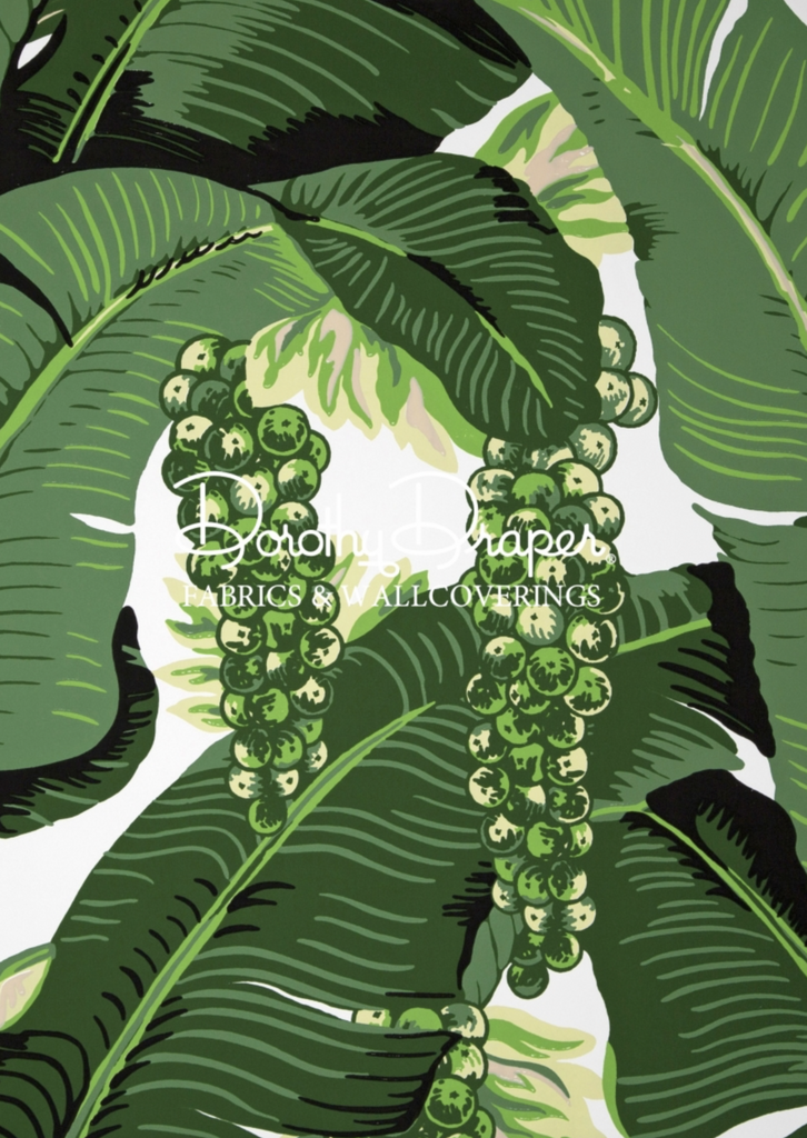 Brazilliance Banana Leaf Wallpaper - Dorothy Draper – Willa Skye Home