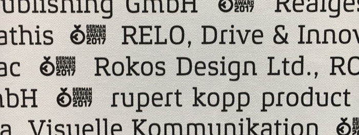 ROKOS wins the German Design Award 2017 at Ambiente
