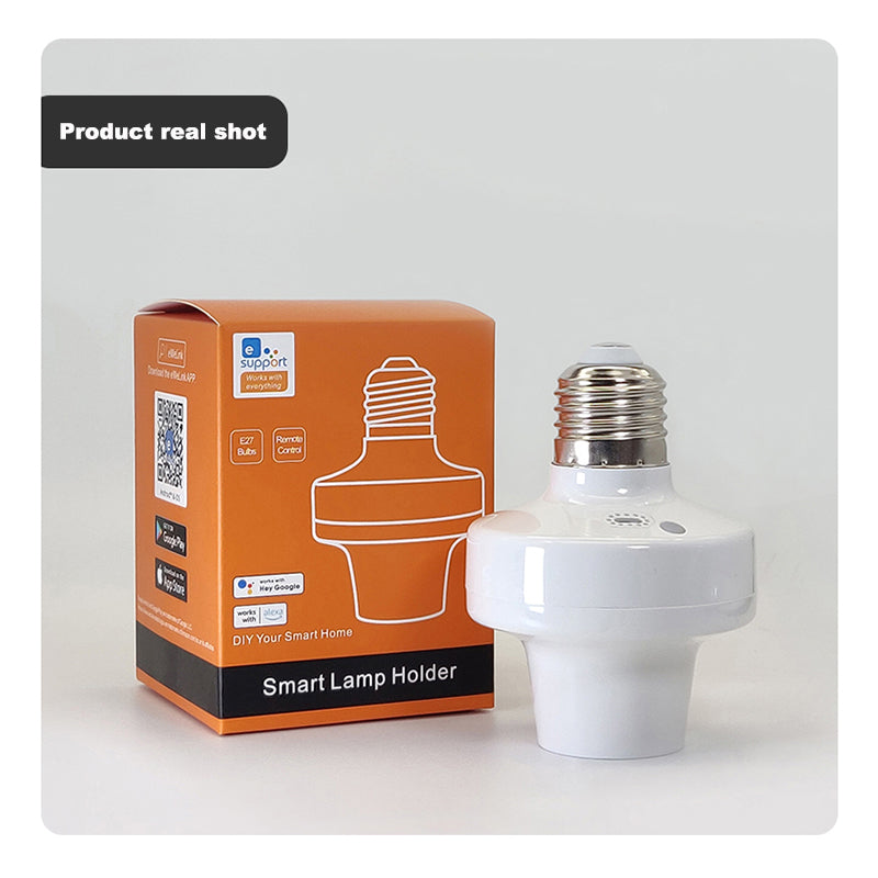 Geplooid Arab Fantastisch WiFi Smart Lamp Holder Remote Control Light Socket E26 E27 Bulb Socket –  QIACHIP