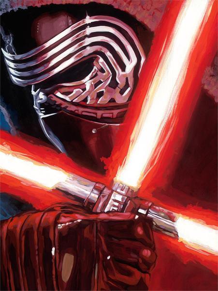 Dark Warrior Kylo Ren - Star Wars Art By Randy Martinez