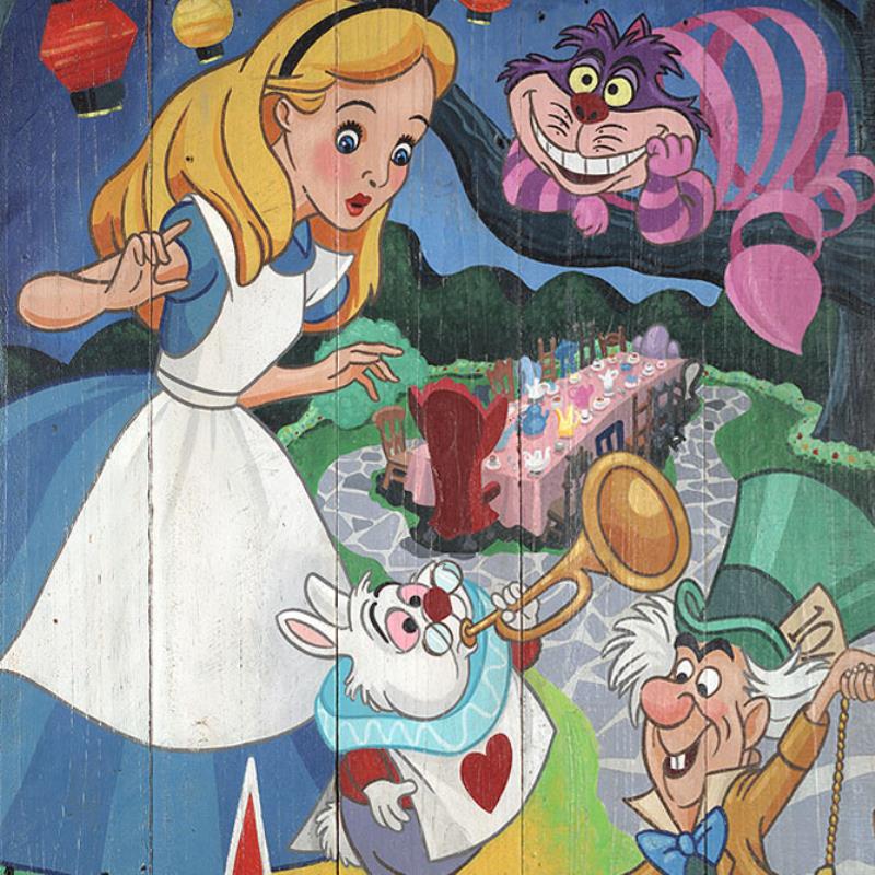 alice in wonderland disney art