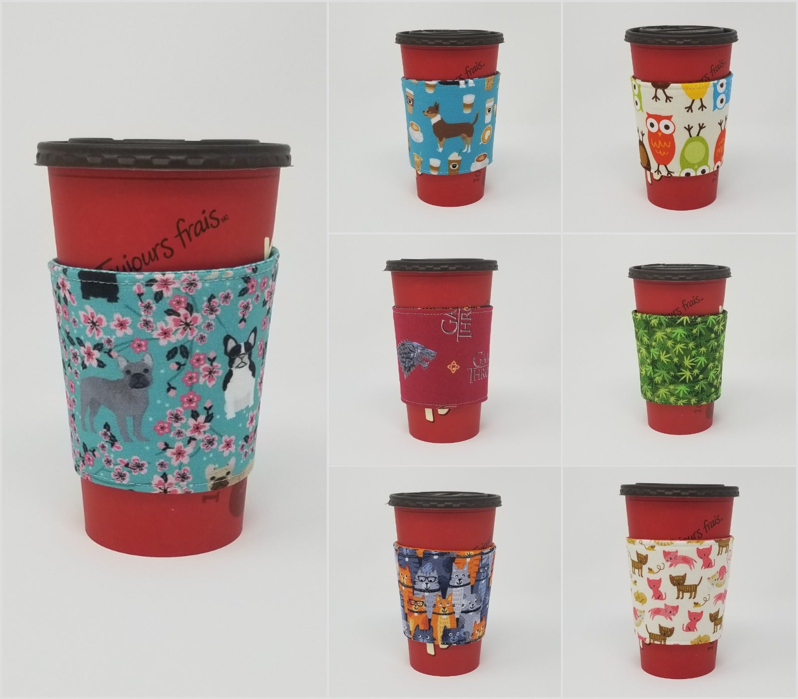 February 2019 New Reusable Cup Cozy styles