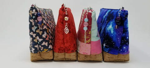 Group shot of 4 essential oil bags by Spack Craft