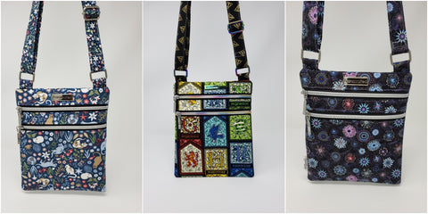 Collage of Zip and Go Purses