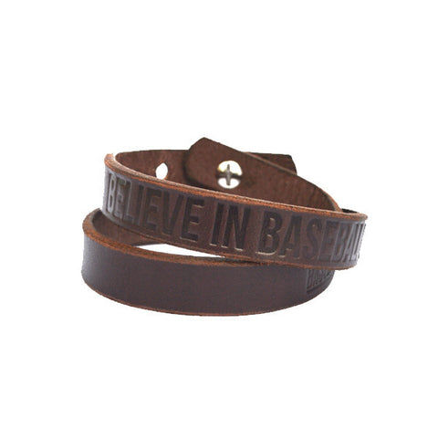 Believe in Baseball bracelet