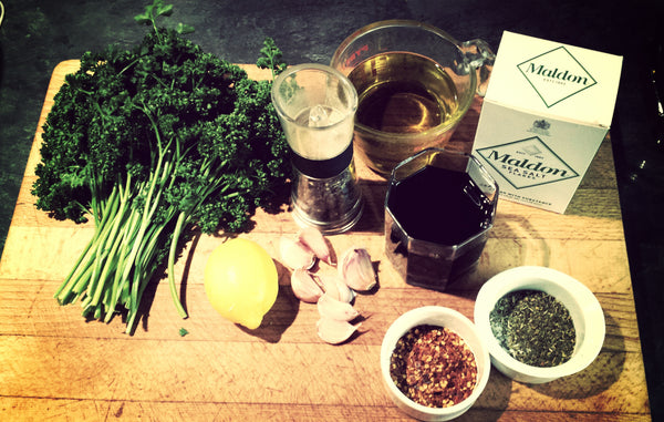 Chimichurri sauce - ingredients