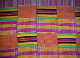 Handwoven Kente from Bonwire, Ghana