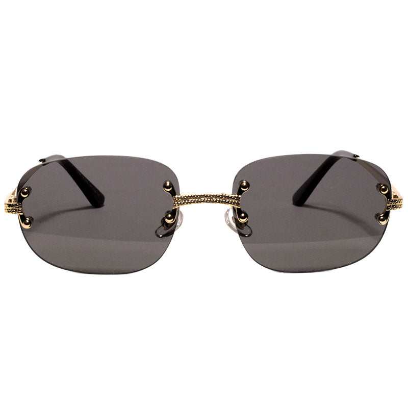 CODES | Frameloze bril, Blauwlichtfilter, Transparante Glas, Gouden montuur | Diamond Cut | kwaliteit – Farrier