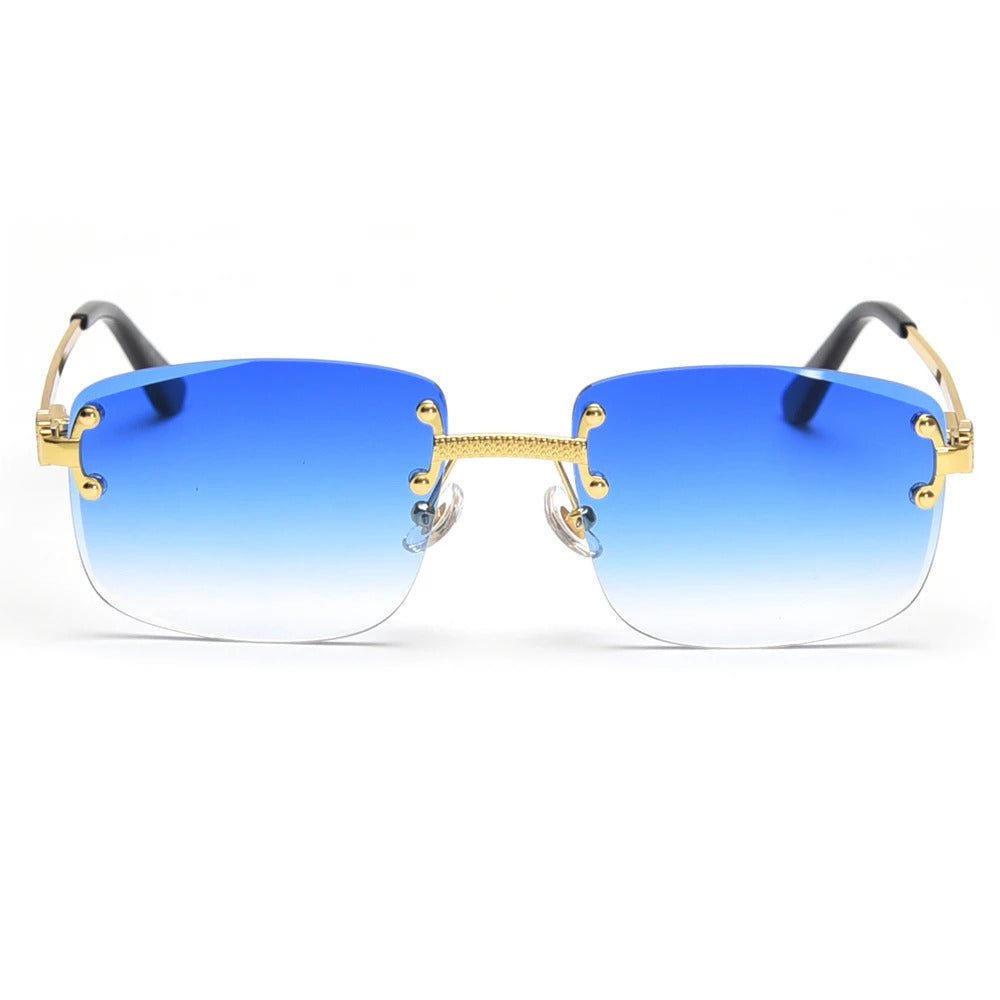 MARBELLA | Frameloze bril, Glas, Diamond Cut, montuur | UV 400 | Hoogwaardige kwaliteit – Farrier Blanche