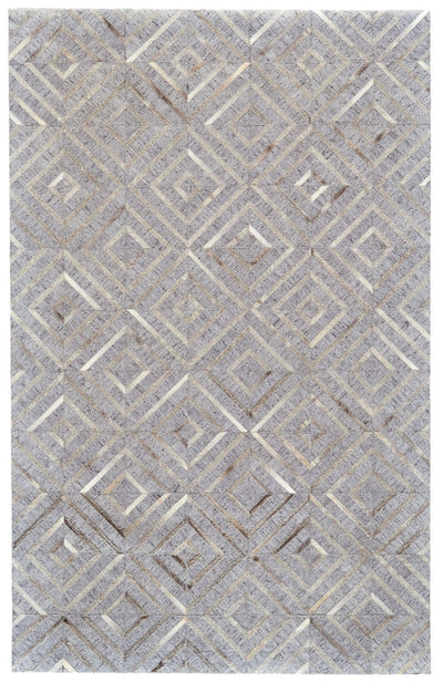 Canady Hand Woven Gray Rug by BD Fine Flatshot Image 1