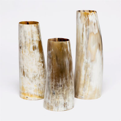 Aiden Horn Vases, Set of 3