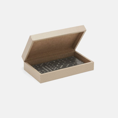 Dayton Standard Domino Box Set, Full-Grain Leather