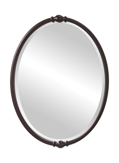 Jackie Collection Oil Rubbed Bronze Mirror by Feiss