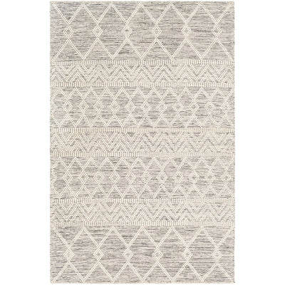 Hygge HYG-2305 Hand Woven Rug in Charcoal & White by Surya