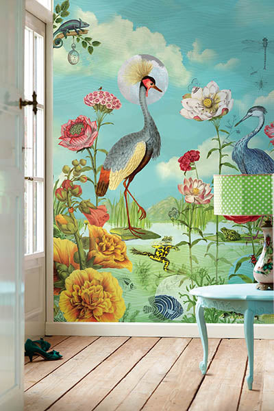 Kiss the Frog Wall Mural by Eijffinger for Brewster Home Fashions