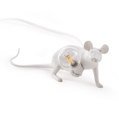Mouse Lamp Lie Down design by Seletti