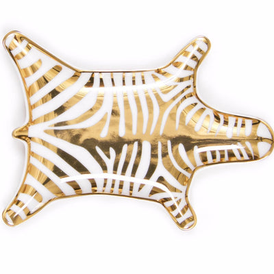 Carnaby Gold Zebra Stacking Dish design by Jonathan Adler