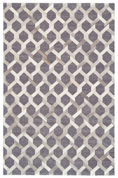 Canady Hand Woven Gray and Taupe Rug by BD Fine Flatshot Image 1