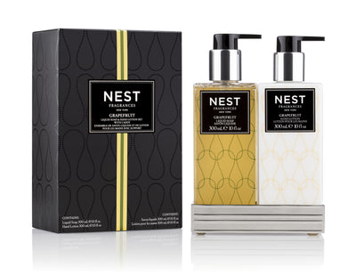 Grapefruit Liquid Soap and Hand Lotion Gift Set design by Nest Fragrances