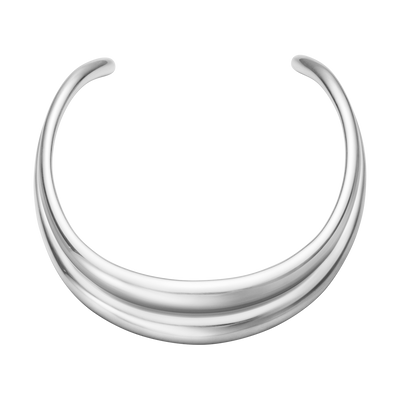 Curve Silver Neckring by Georg Jensen