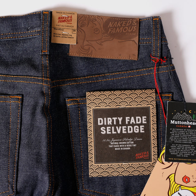 dirty fade selvedge