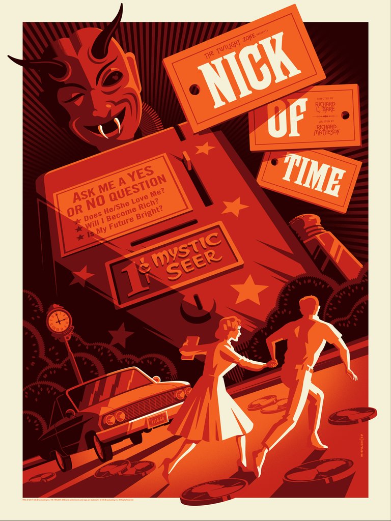 Tom Whalen - "Nick of Time" - The Twilight Zone | Spoke Art