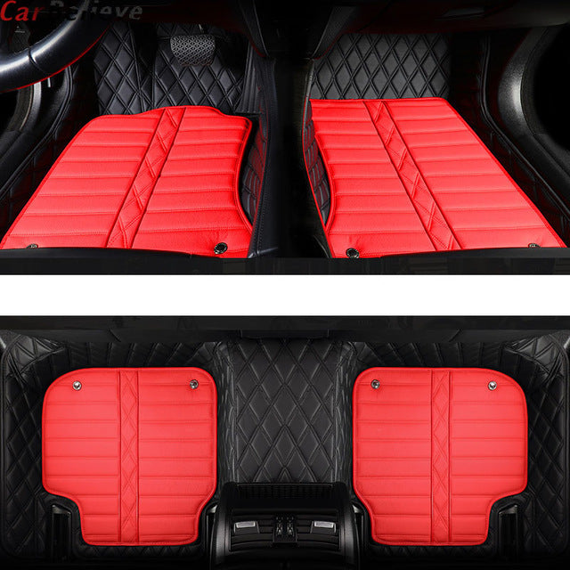 Genuine Leather Car Mats For Bmw F30 E90 X3 F25 E83 X5 F15 F31 F11