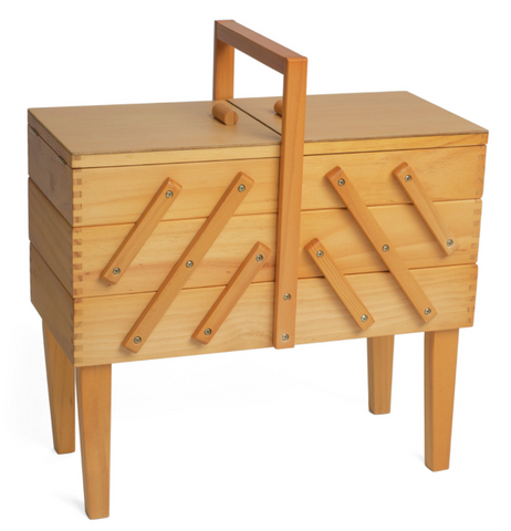 Wooden Craft Storage on legs