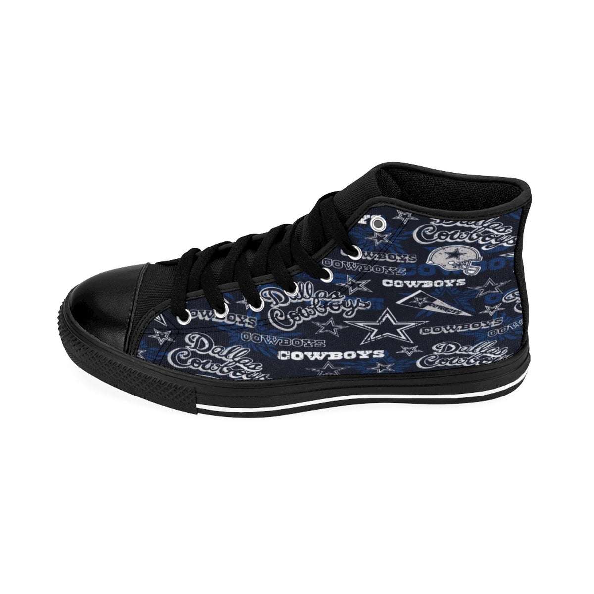 dallas cowboys high top sneakers