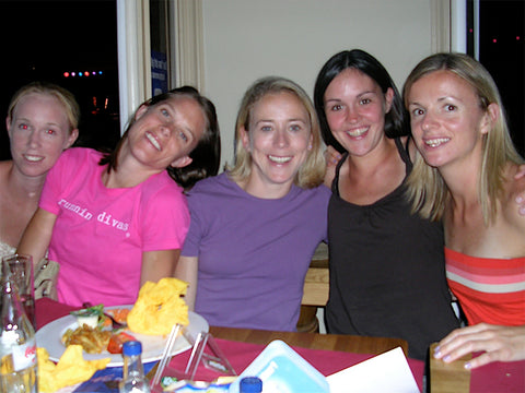 Back in the day, Lueven 2006 with Kim Smith, Marie Davenport, Amy Rudolph, Mary Cullen and I