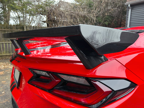 Nowicki Autosport Introduces Concept8 C8 Corvette Bespoke Carbon Fiber Rear High Mount Rear Wing