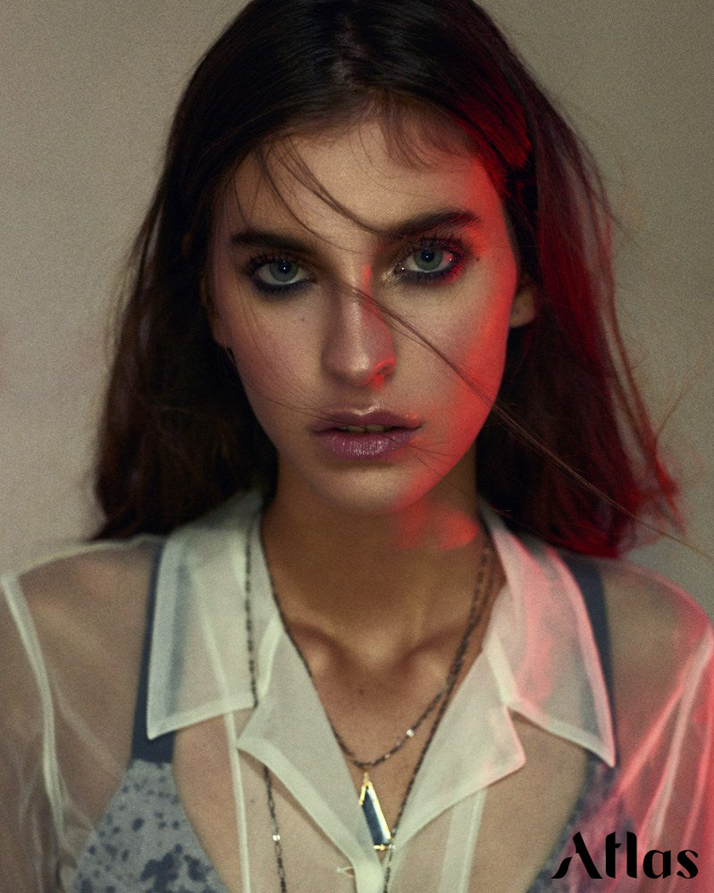 ADORNIA geometric jewelry collection featured in on Atlas Magazine