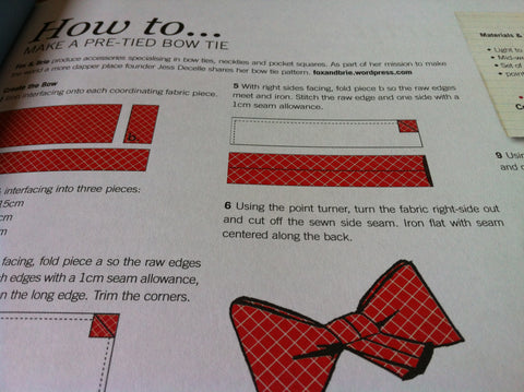how to make a bow tie