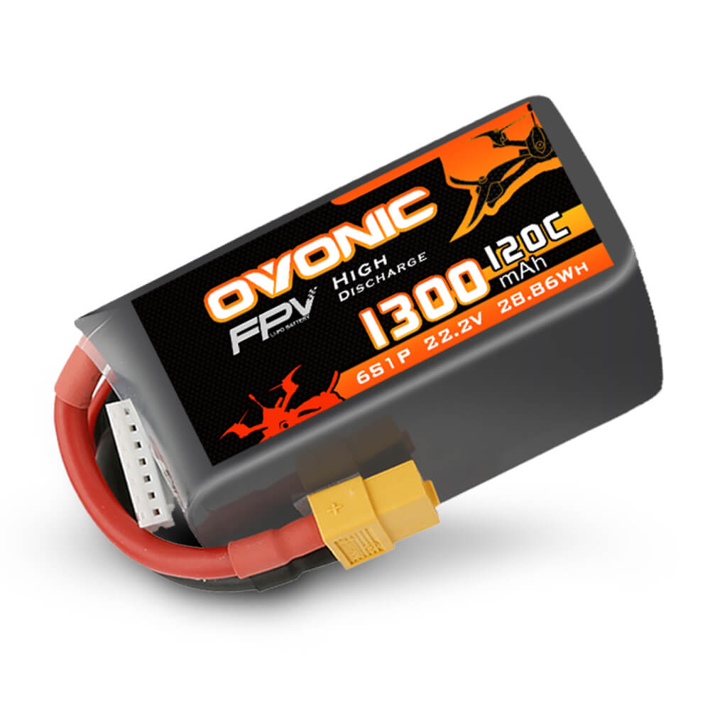 Ovonic 6S 22.2V 1300mAh 120C LiPo