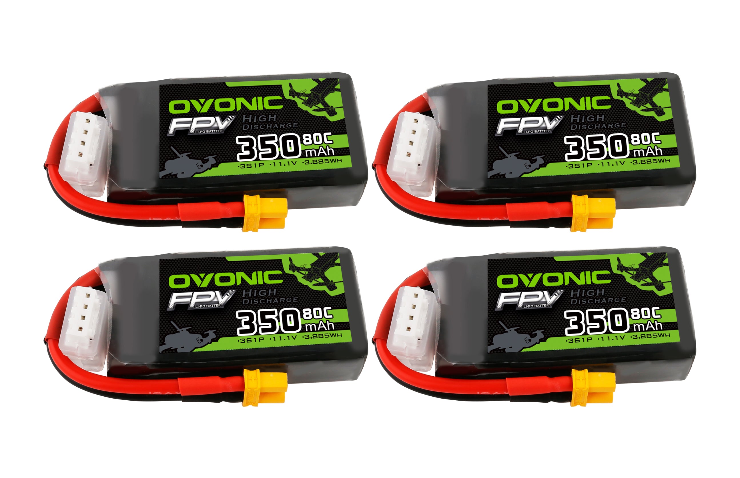 Ovonic 3S 11.1V 350mah 80C XT30