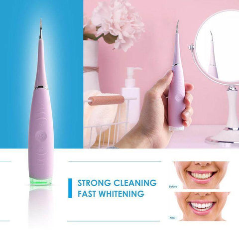 Electric Sonic Dental Calculus Plaque Remover Scaler Tooth Stains Clean