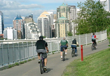 Bow River Bike Path Calgary