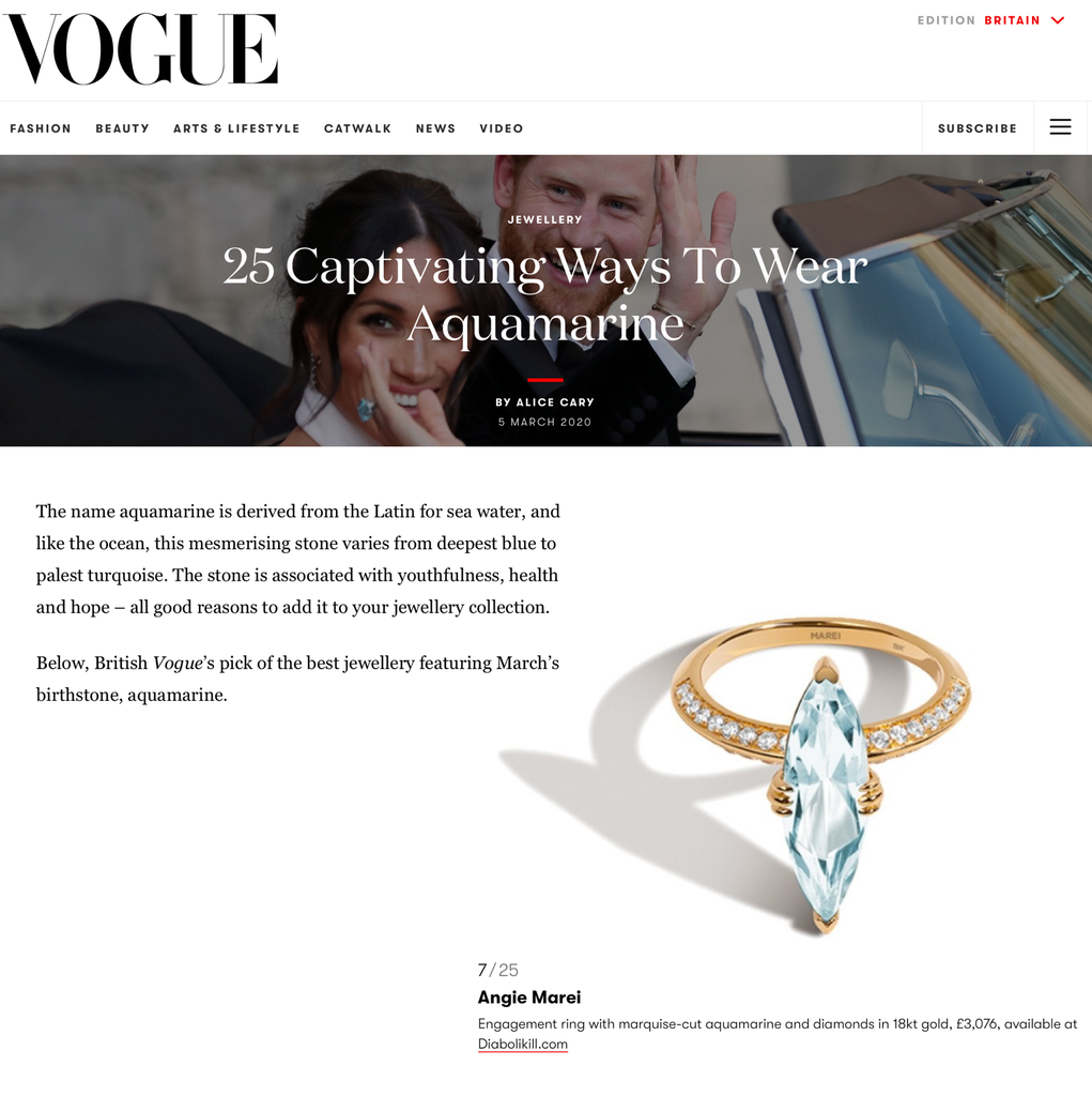 Vogue: 25 Captivating Ways To Wear Aquamarine