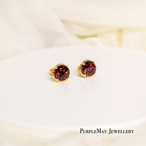 Garnet Earrings