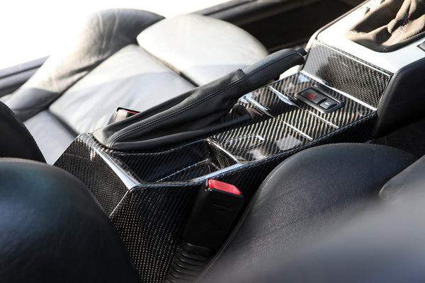 Bmw e36 carbon fiber center console #4