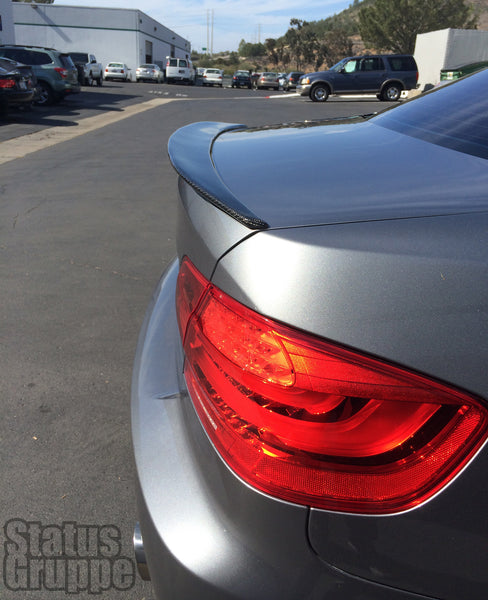 E92 bmw carbon fiber rear deck spoiler #1