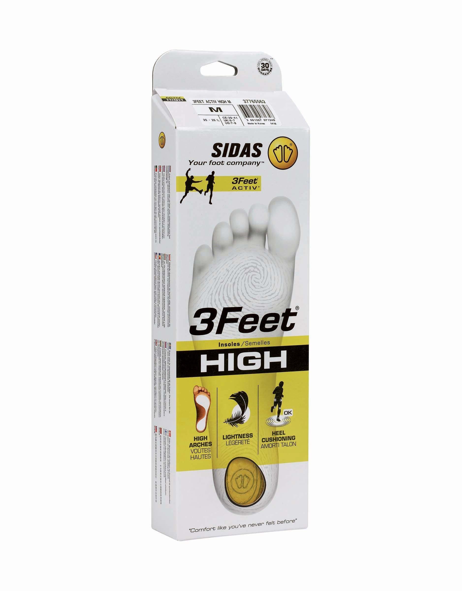 sidas 3feet activ insoles for high arches