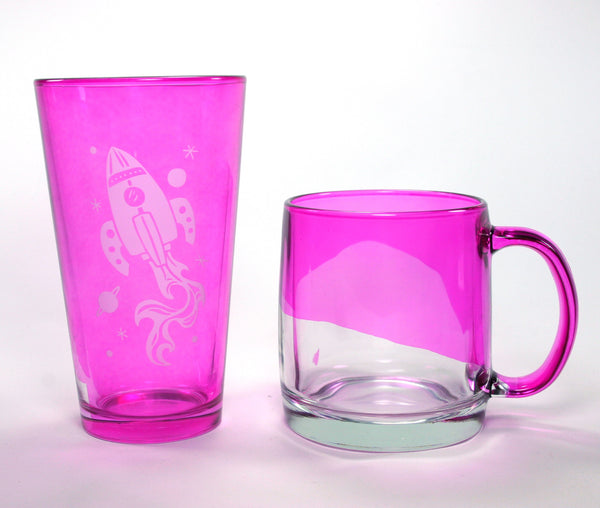 pink cup samples