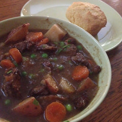 Beef stew and corn muffins from Best Recipes