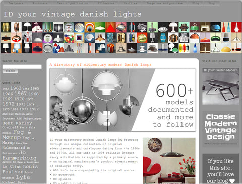id your vintage danish lights homepage