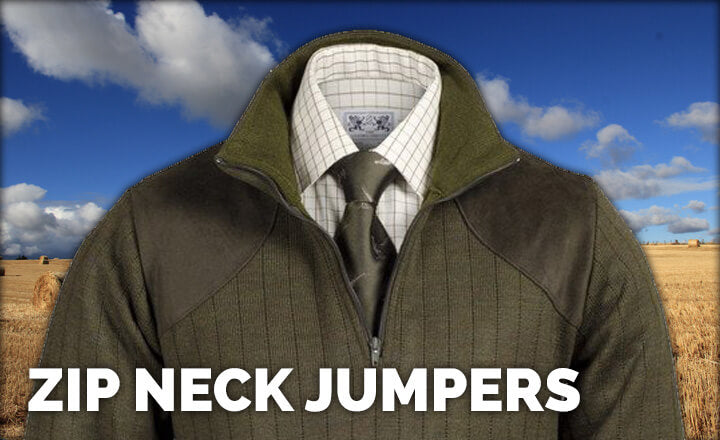 Zip Neck Jumpers