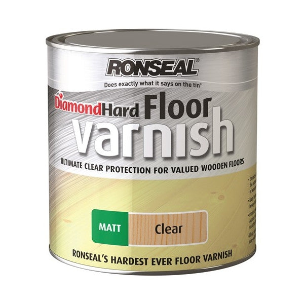 Ronseal 2 5ltr Diamond Hard Clear Floor Varnish